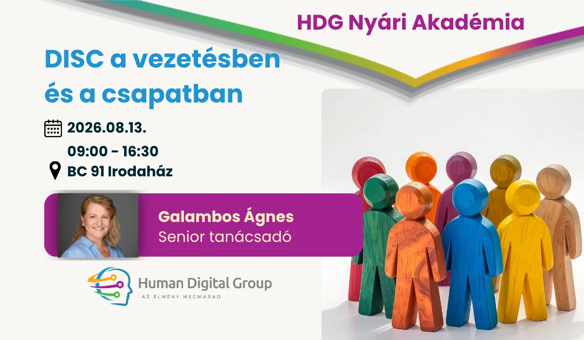 HDG Nyári Akadémia – D.I.S.C. a vezetésben és a csapatban